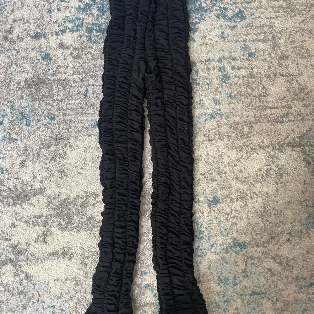 I.AM.GIA Black Textured Leggings